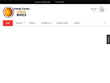 Tablet Screenshot of orangecountyusedbikes.com